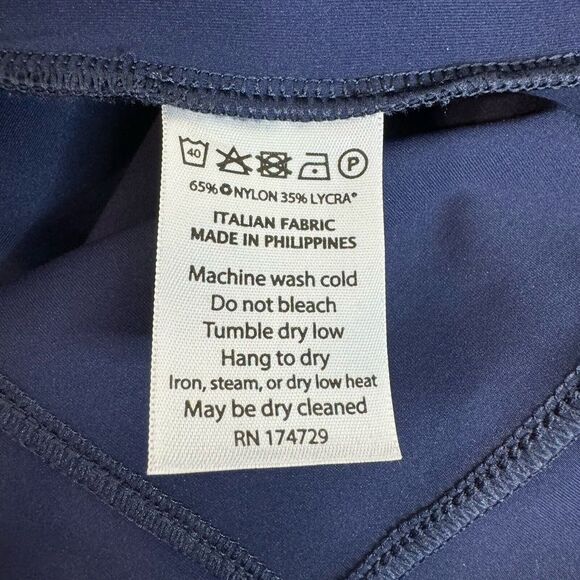 NWT WOMEN'S KINONA STYLE FOR MILES ROMPER GOLF PICKLEBALL NAVY Sz M UPF 50+ - Picture 8 of 8